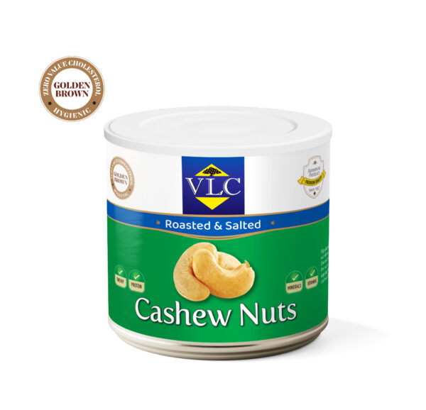Classic Roasted Salted Cashews (Jumbo 180) 1Kg Tin